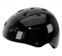 Шлем 5-731282 универс/ВМХ/FREESTYLE 11 отверстий,суперпрочный 58-61см черный лакир. M-WAVE