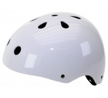 Шлем 5-731283 универс/ВМХ/FREESTYLE 11 отверстий, суперпрочный 58-61см лакир. белый VENTURA