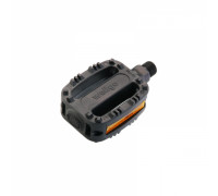 Педали 6-14120 пластик LU-P20 с отражателями, детские резьба 1/2″ черные WELLGO