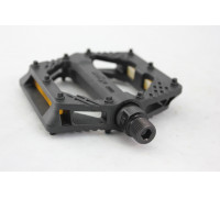 Педали 6-14228 нейлон BMX/Downhill Black B223N широкие ось Cr-Mo черные WELLGO