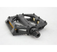 Педали 6-14228 нейлон BMX/Downhill Black B223N широкие ось Cr-Mo черные WELLGO