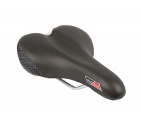 Седло 6-143251 комфортное 272х175мм VL-3251 эластомерное черно-серое VELO