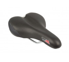 Седло 6-143251 комфортное 272х175мм VL-3251 эластомерное черно-серое VELO