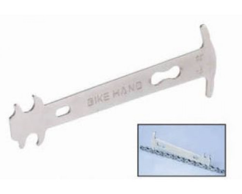 Цепеметр (калибр) 6-14503 YC-503 механический индикатор 0,75/1% износа серебристый BIKEHAND