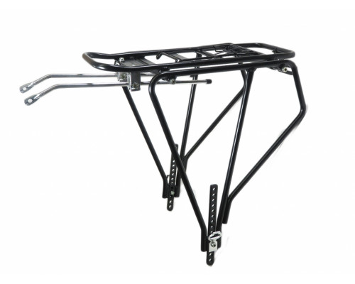 Багажник 6-190036 алюминиевый CD-36X 24-29″ разборный, регулируемый для FAT велосипедов для дискового тормоза черный OSTAND