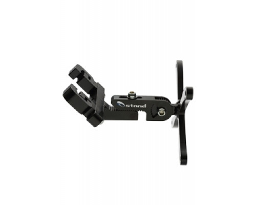 Флягодержатель/крепление 6-305 для 2х флягодержателей CD-305 регулируемый крепление к направляющим седла алюминиевый черный OSTAND