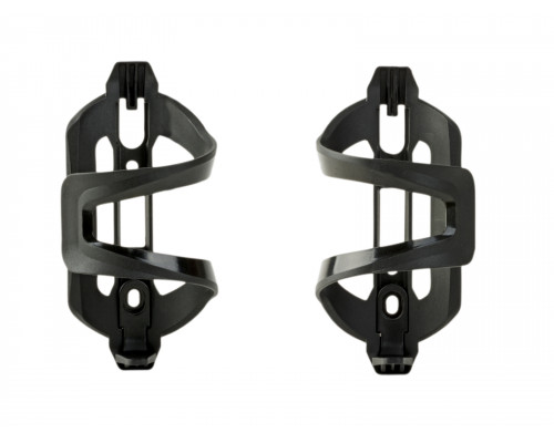 Флягодержатель 8-14000163 ABC-L&R05 Blk нейлоновый универсальный, боковая установка фляги правый+левый вариант д/женских, детских велосипедов, 2-х подвесов, 42г. черный AUTHOR