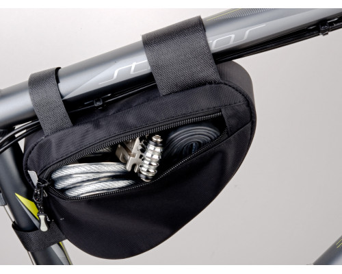 Подсумок 8-15001095 подрамный A-R211 X7 21x4,5 x14cm треугольный 1 отд. V=1л малый черный AUTHOR