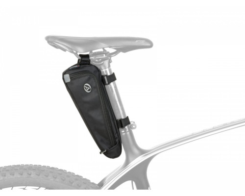 Подсумок 8-15001105 подрамный A-R265 MPP горизонтальный, либо вертикальный, крепление к подседельному штырю 2 отделения V=1,3л 260х110х45мм, 98г черный AUTHOR