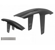 Крыло-щиток 8-16150030 пластиковом X-Flap 26-29″ переднее на раму б/съемное облегченное черный AUTHOR