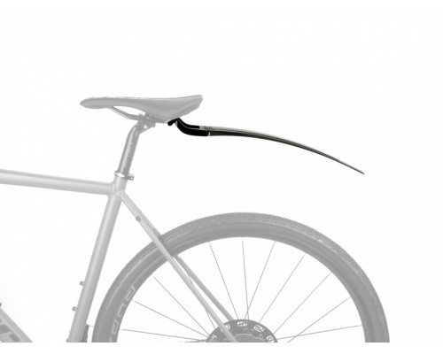 Крыло 8-16150535 пластиковое 26″-27,5 X-Flap Seat заднее длина 460мм б/съемное крепление на рейлы 7мм седла, без инструмента черное AUTHOR