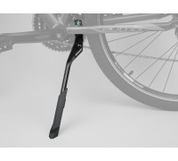 Подножка 8-16505201 алюминиевая AKS-650A E-BIKE 24-29″ универсальная центрального крепления с планкой, усиленная, подходит для ЭЛЕКТРО-ВЕЛО черная AUTHOR