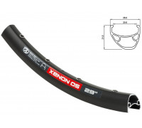 Обод 8-36092025 29/28″ двойной пистонированный для дискового тормоза (622х26/20,6х21 32 отверстия) спортивный черный Xenon Pro 29 AUTHOR