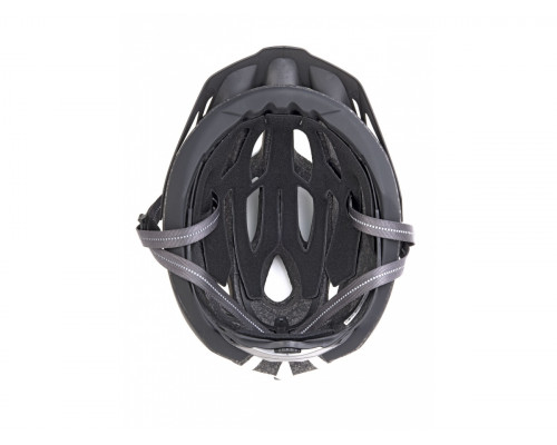 Шлем 8-9001447 спортитный 2 козырька Root 171 21 отверстие, INMOLD/EPS/поликарбонат бело-зеленый 59-61см AUTHOR