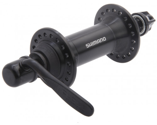 Втулка EHBRM70BL 2-2010 перед. ACERA алюм. 32отв. с эксц. черная инд. уп. SHIMANO