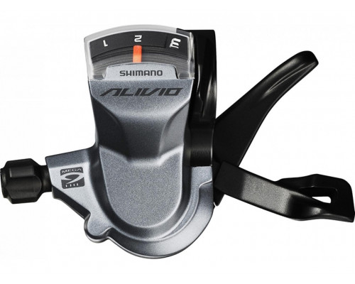 Переключатель ALIVIO ESLM4000LB 2-5026 RAPIDFIRE PLUS 3скоростей левый+трос черный  SHIMANO
