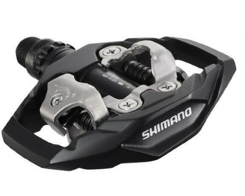 Педали .EPDM530 2-6029 контактные MTB алюминиевый ось Cr-Mo 455г увеличенная платформа черные  SHIMANO