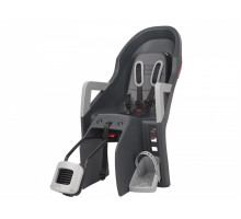 Сиденье 8-16240277 детское Guppy Maxi Plus FF RS на подседельный штырь, с регулировкой угла наклона, серое до 22кг AUTHOR (Португалия)