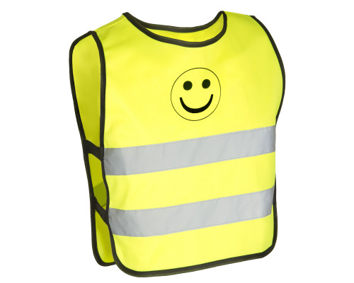 Жилет 5-120914 световозвращающий детский универсальный XXS-XS салатовый с рисунком M-WAVE