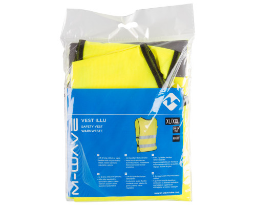 Жилет 5-120919 световозвращающий универсальный XL-XXL салатовый M-WAVE