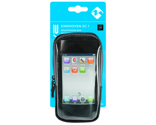 Сумочка/чехол 5-122396 на руль д/смартфона (новый размер) 170х80х30мм б/съемный вращающийся, влагозащитный черный размер XL EINDHOVEN SC1 M-WAVE