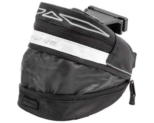 Подсумок 5-122482 подседельный быстросъемный, раскладной средний размер ″L″ черно-белый M-WAVE