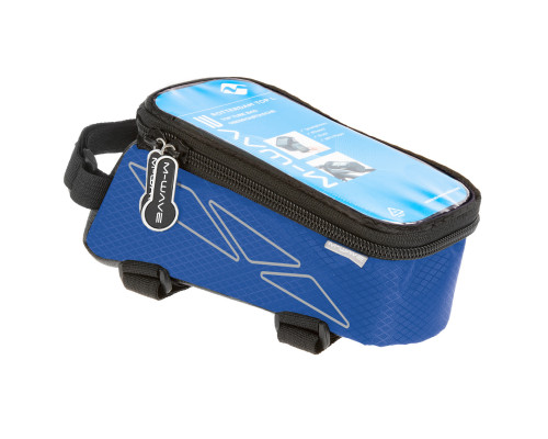 Сумочка/чехол+бокс 5-122554 на раму д/смартфона 175х80х85мм ROTTERDAM TOP размер L влагозащитный черно-синий M-WAVE