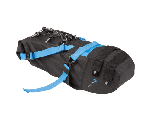 Подсумок 5-122625 подседельный раскладной увеличивающийся M. размер 46х9х11см V=5л 100% влагозащитный черный M-WAVE