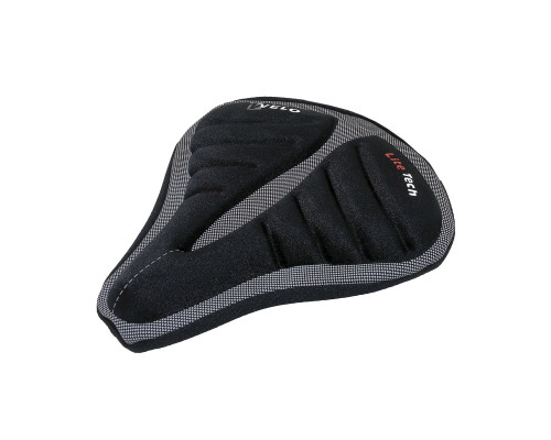 Седельная 5-137661 накладка гелевая комфортная универсальная 260х235мм, 195г, черная VELO LITE TECH