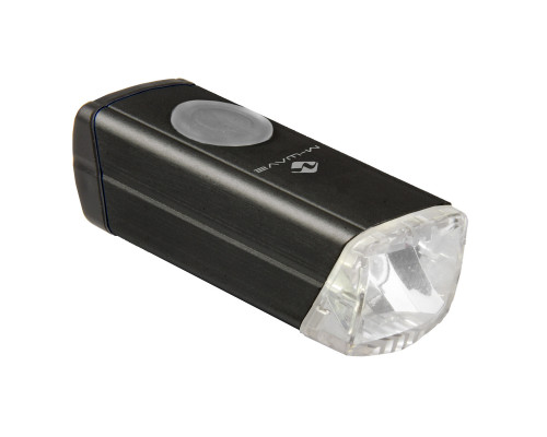 Фара 5-220421 1диод повышенной яркости 1W 20LUX/95люмин/3функции Li-Ion АКБ USB-зарядка быстросъемная черная APOLLON 20 USB M-WAVE