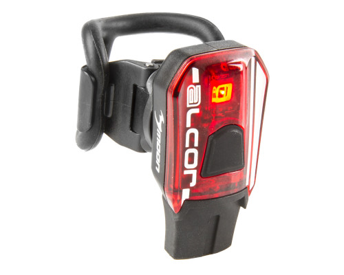 Фонарь 5-220460 задний 1SMD-LED повышенной яркости /5ф USB-заряд. Li-Pol АКБ 250МАh вращающееся магнитное крепление 17г. красный ALCOR MOON