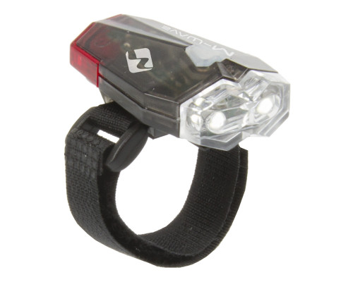 Фара 5-220545 с дополнительным задним фонарем 2в1 2диода перед 60люмен 5+3функции Li-Ion АКБ USB с крепление на шлем APOLLON DUAL 3.8 USB M-WAVE