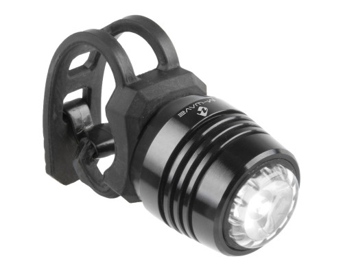 Фонарики 5-220628 задний+передний 1диод повышенной яркости 0.5Вт/3ф USB-заряд. Li-Pol АКБ быстросъемный алюминиевый 26г M-WAVE