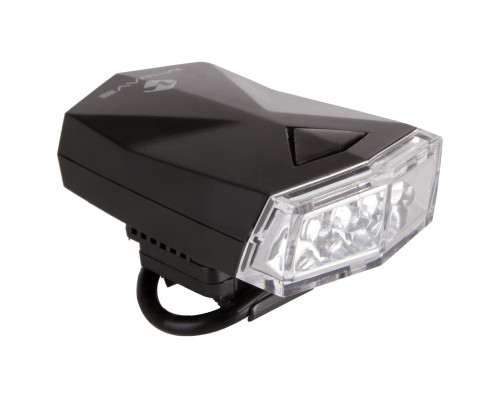 Фара 5-220942 4диода/3функции с батарейками быстросъемная черная APOLLON 4.3 M-WAVE