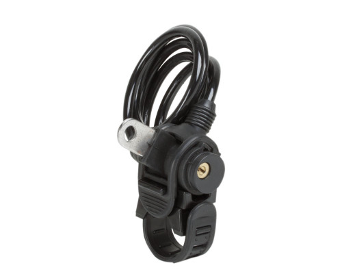 Держатель/крепление 5-223523 универсальный д/фары/насоса/плеера/телефона резиновым жгутом крепление на руль черный