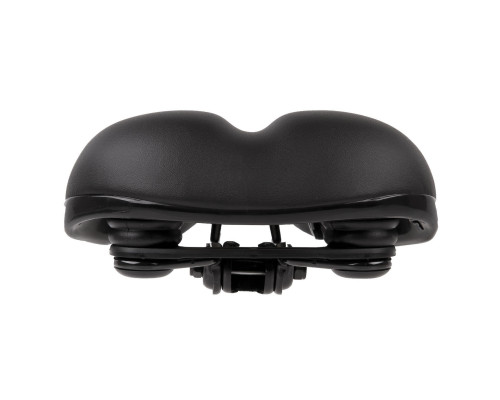 Седло 5-250069 комфортное 264х220мм эластомерное специальный наполнитель D2 закрытыми резиной пружинами, с боковой защитой 854г (на блистере) VELO ELASTO D2