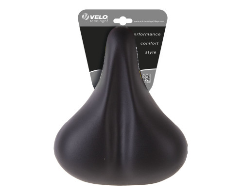 Седло 5-250069 комфортное 264х220мм эластомерное специальный наполнитель D2 закрытыми резиной пружинами, с боковой защитой 854г (на блистере) VELO ELASTO D2