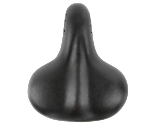 Седло 5-250082 комфортное GEL 254х208мм с закрытыми резиной пружинами-эластомер + гель с боковой защитой черное VENTURA ELASTOMER GEL