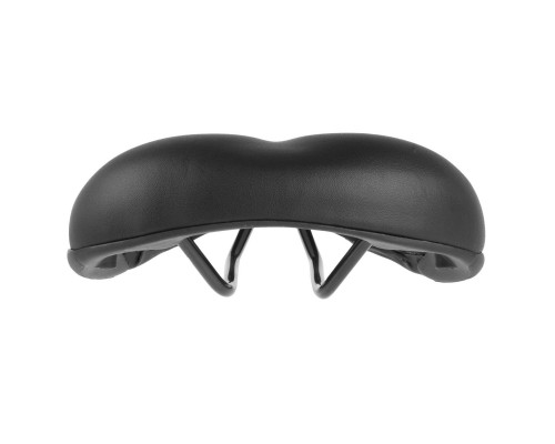 Седло 5-250213 комфортное 252х190мм анатомическое D2, O-Zone Base Cut, эластомерное с боковой защитой 389г (на блистере) VELO TOUR L2 ECO