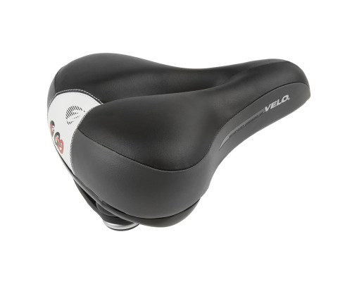 Седло 5-250350 комфортное 245х212мм D2, эффект памяти (Memory Foam) анатомический с закрытыми пружинами, с вентиляцией 685г (на блистере) VELOPORT GEMINI