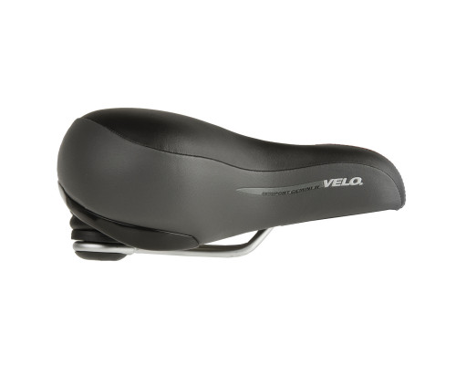 Седло 5-250350 комфортное 245х212мм D2, эффект памяти (Memory Foam) анатомический с закрытыми пружинами, с вентиляцией 685г (на блистере) VELOPORT GEMINI