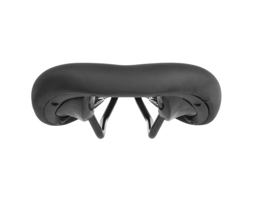 Седло 5-250455 универсальное 277х157мм. (size L) с эффект. памяти, анатомический рельеф поверхности 323 г. черное VELO SPEEDFLEX BASIC