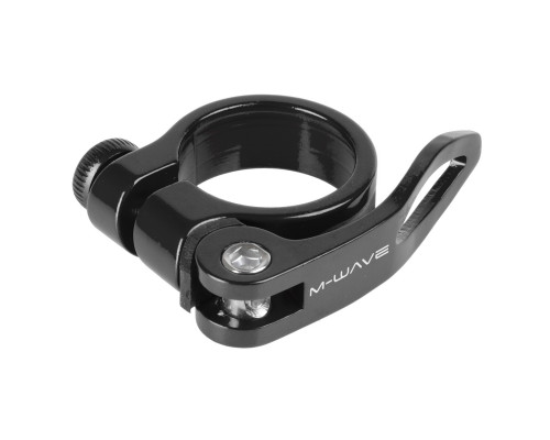 Эксцентрик 5-250987 подседельный хомут 34,9мм алюминиевый анодированный черный (на блистере) M-WAVE