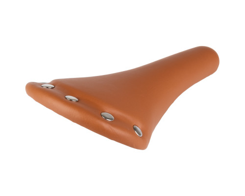 Седло 5-251050 универсальное 278х153мм специальный наполнитель ретро-дизайн ″под кожу″ с 6 заклепками 297г. коричневое VENTURA RIVET