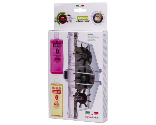 Машинка 5-300006 для чистки цепи в 2-х плоскостях с очистителем и маслом BARBIERI