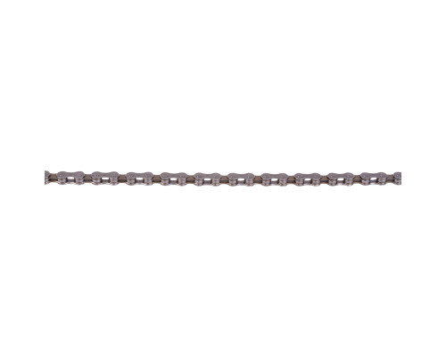 Цепь 5-303710 (5-300355) 1/2″х3/32″ 114 звеньев 7,3мм Z-7 с замком, 6-7 скоростей в пластиковые коробке, серо-коричневая КМС