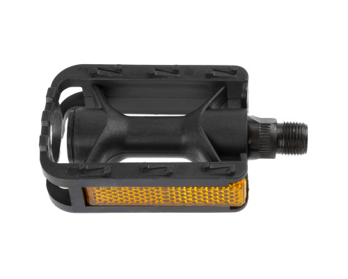 Педали 5-311028 пластик с отражателями, детские 56*83мм черные