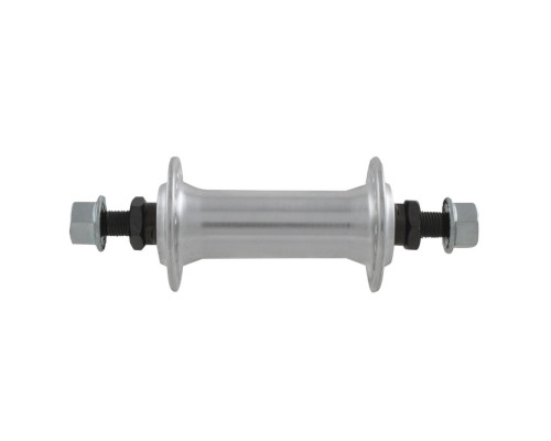 Втулка 5-325021 алюминиевая передняя 36 отверстий с гайкой 100мм серебристая