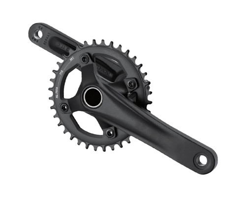 Система 5-351200 передняя 11скоростей, фрезерованная алюминиевая сменная звезда NW 32зуба, полая ось CrMo, Q-factor 171мм, шатуны AL-6061 175мм черная PROWHEEL