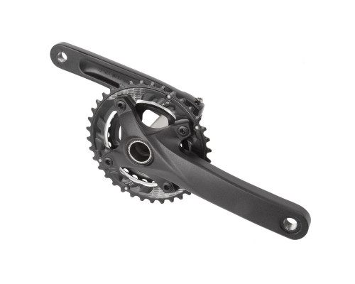 Система 5-351202 передняя 11 скоростная фрезерованная алюминиевые сменные звезды 26/36зуб полая ось CrMo, Q-factor 176мм, шатуны AL-6061 175мм черный PROWHEEL